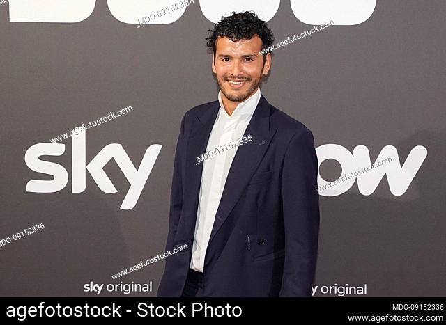 Chilean actor Alejandro Cartens Alejandro Cartens on the red carpet on the occasion of the premiere of Block 181, the new TV series for Sky