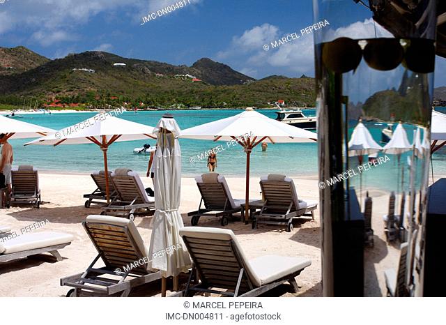 French West Indies, Guadeloupe, Saint Barthelemy, beach
