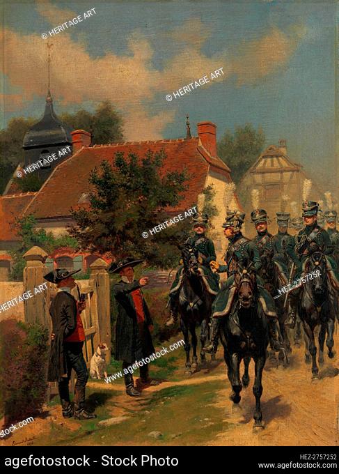 Gendarmes d'Ordonnance, 1894. Creator: Jean Baptiste Edouard Detaille