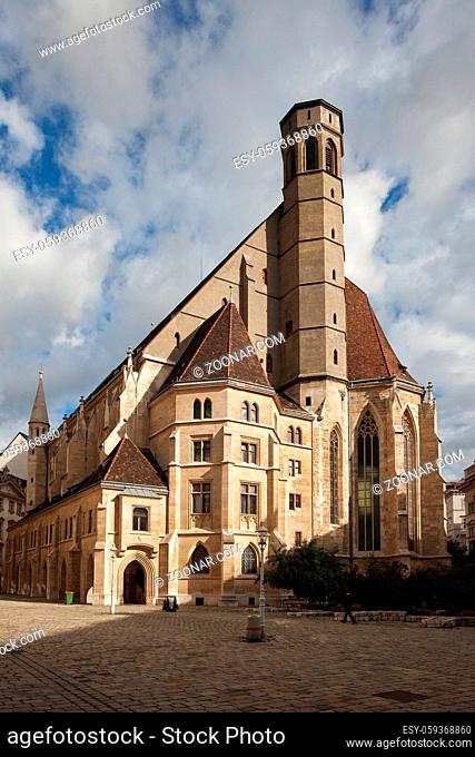Austria, Vienna, Minoritenkirche - Minorites Church, city landmark dating back to 13-14th century