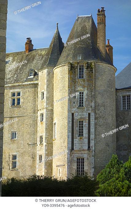 France, Loiret (45), Meung-sur-Loire, castle