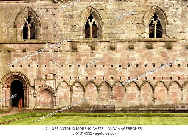 Melrose Abbey, Melrose, Scottish Borders, Scotland, United Kingdom, Europe
