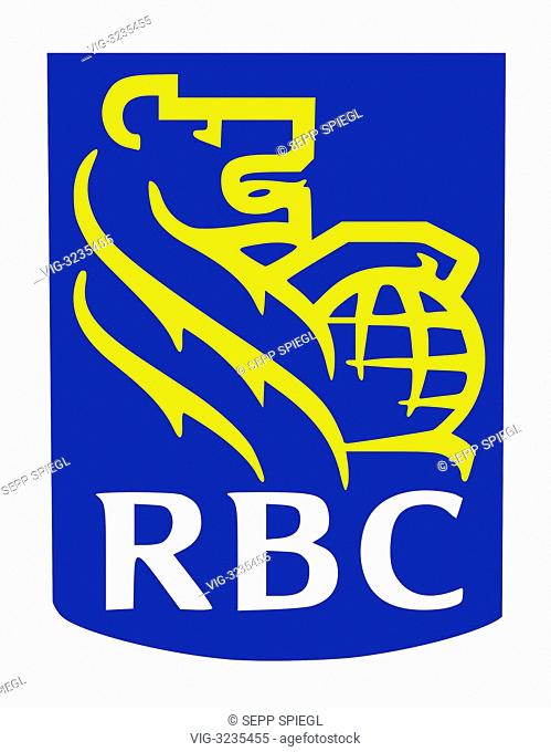 Germany, Bonn, 08.14.2012 Photo: the logo of the ROYAL BANK (RBC), Canada - BONN, GERMANY, 14/08/2012