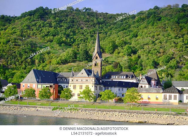 Rhine River Valley Kamp Bornhofen Germany Europe Vineyards Wineries Cruise DE
