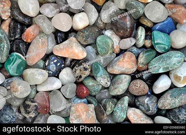 Bunte Steine, bunt, stein, steine, mineral, mineralien, farbig, chaos, steinsammlung, kies, kiesel