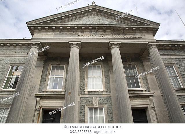 County Hall; Caernarfon; Wales; UK