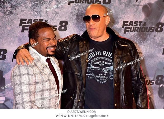Premiere 'Fast and Furious 8' at CineStar Sony Center Potsdamer Platz. Featuring: F. Gary Gray, Vin Diesel Where: Berlin