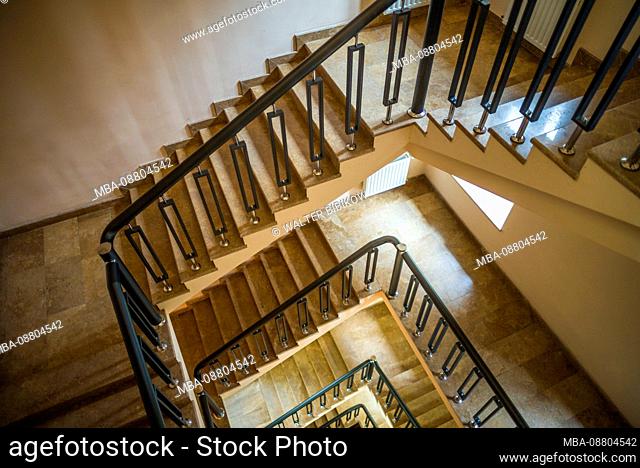 Armenia, Yerevan, Matenadaran Library, stairs, ER