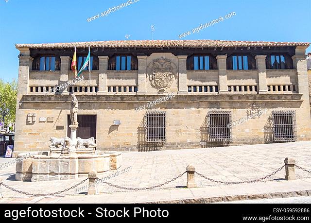 Old butchers, Populo square, Courts actually, Baeza, Jaen, Spain