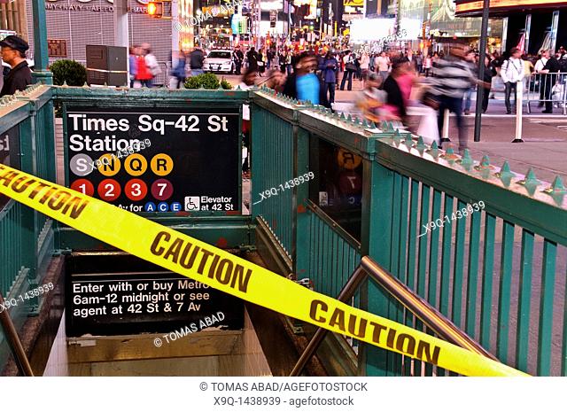 Times Square, Subway Metro, 42nd Street, New York City, 2011