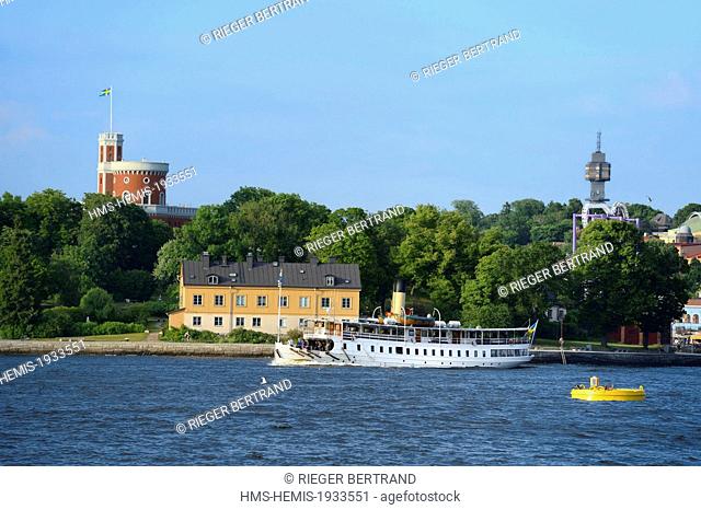 Sweden, Stockholm, Kastellholmen island, Kastellholmen castle