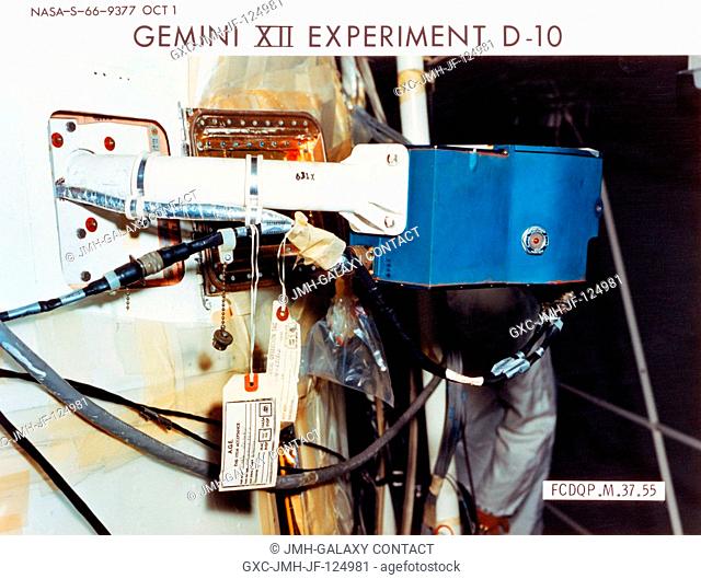 One of two Ion Sensors which will be used to investigate determination of Gemini-12 spacecraft attitude in yaw and pitch from measurement of ion flow variations