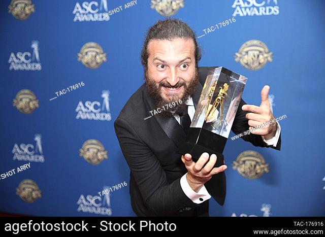Samir Ljuma attends the 34th Annual American Society of Cinematographers ASC Awards at Ray Dolby Ballroom in Los Angeles, California, USA, on 25 January 2020