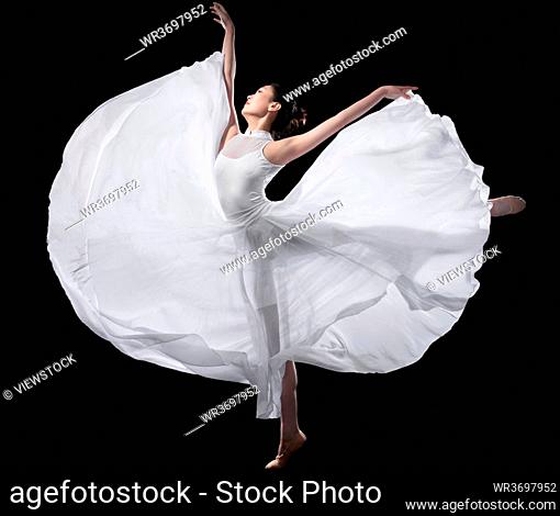 Young women dance ballet