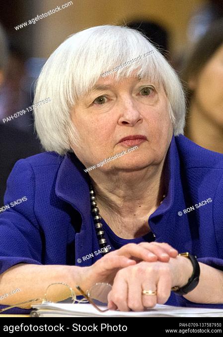 Janet L. Yellen, Chair, Board of Governors of the Federal Reserve System, testifies before the United States Senate Committee on Banking, Housing