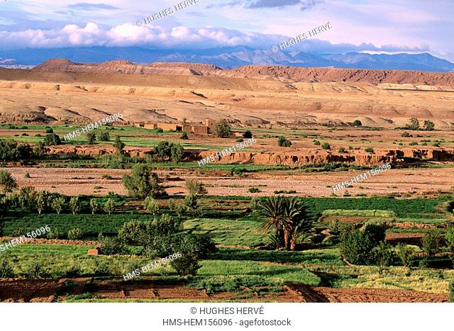 Morocco, High Atlas, valley of Dadés, Aït-Benhaddou oasis
