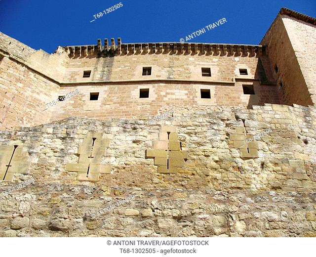 Castle, Mora de Rubielos, Teruel province, Aragon, Spain
