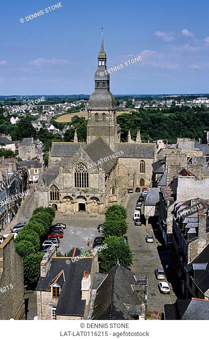 Dinan is a walled Breton town in the north west of France. St Sauveur Church is located in the heart of the old city and dates back to 1120