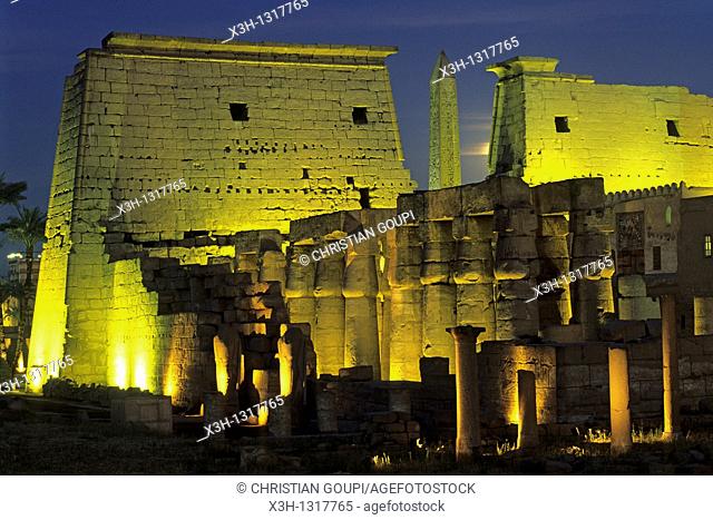 Luxor Temple, Egypt, Africa