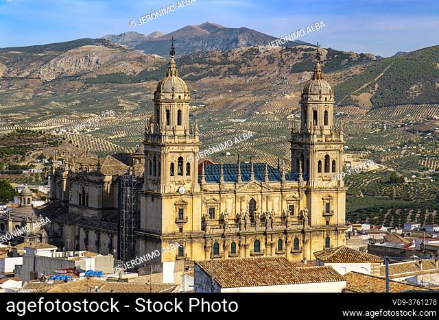 Jaen cathedral. Holy Church of the Assumption of the Virgin, Jaen city. Andalusia, Southern Spain Europe