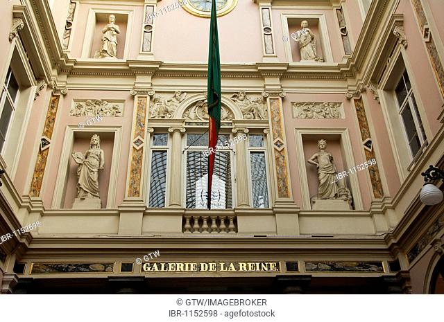 Royal Galleries of Saint Hubert, Galeries Royale Saint Hubert, Brussels, Brabant, Belgium, Europe