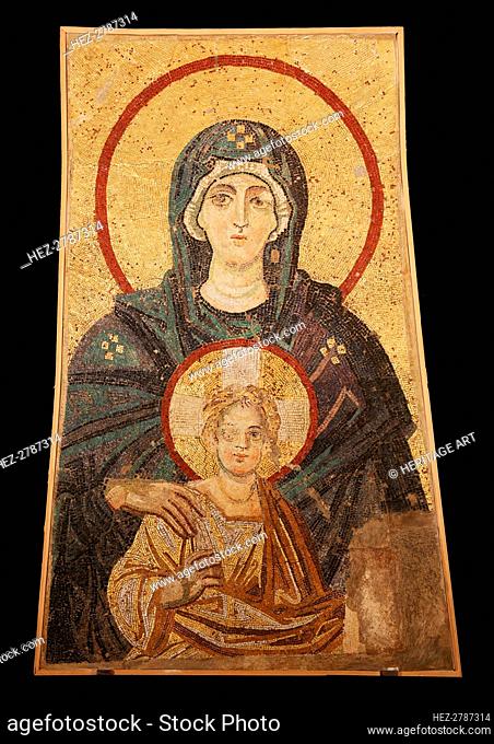 Mother of God and Child, Byzantine, early 20th century (original dated 9th century). Creator: Unknown