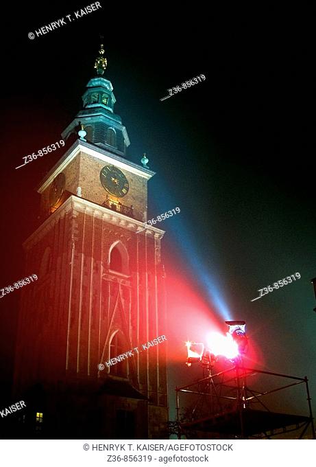 Poland Krakow, Town Hall Tower