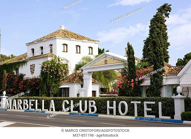 Marbella Club Hotel, Marbella. Malaga province, Andalusia, Spain