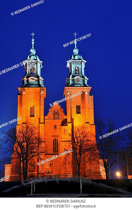 Royal Gniezno Cathedral in Gniezno, historical and royal city in Greater Poland Voivodeship