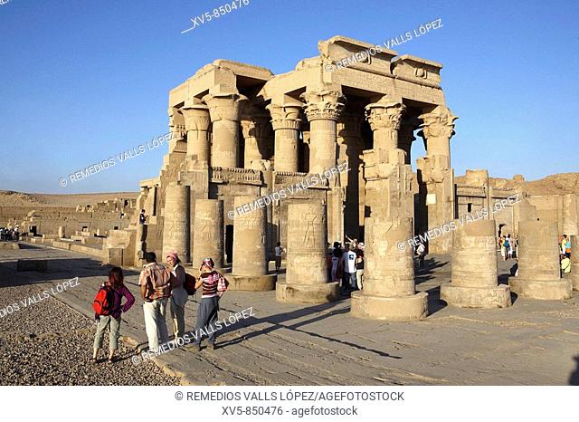 Egypt Upper Nile Kom Ombo Sobek and Horus Temple