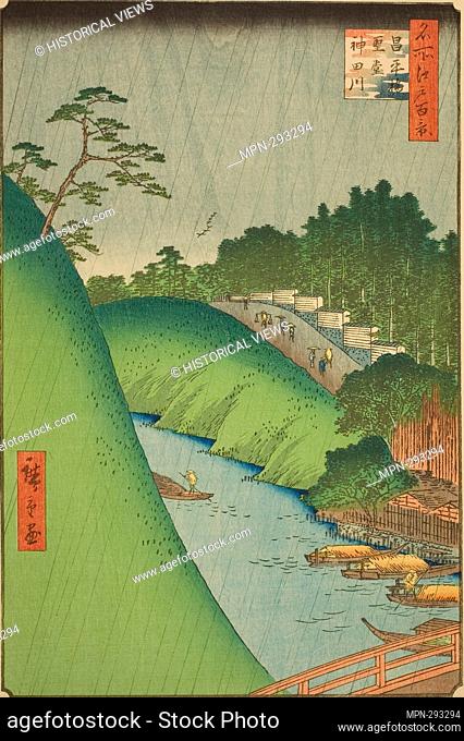 Author: Utagawa Hiroshige. Seido and Kanda River from Shohei Bridge (Shoheibashi Seido Kandagawa), from the series 'One Hundred Famous Views of Edo (Meisho Edo...