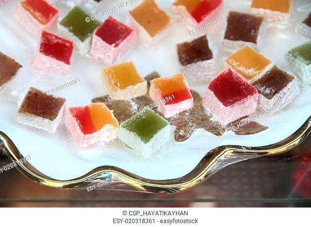 Colorful Turkish delight