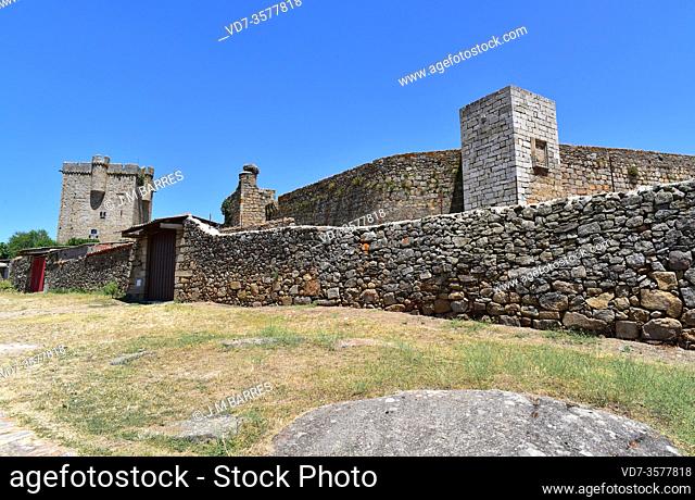 San Felices de los Gallegos, Castle (13-14th centuries) and walls. Las Arribes del Duero, Salamanca province, Castilla y Leon, Spain