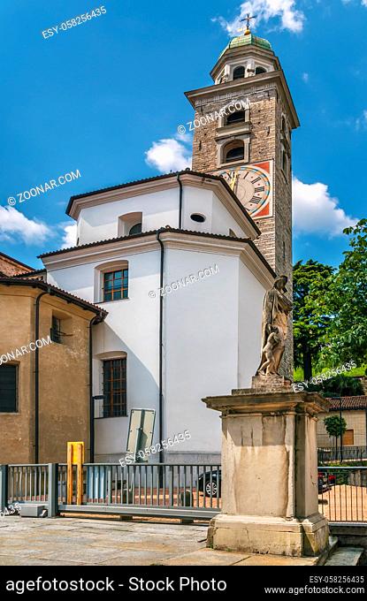 Cathedral of Saint Lawrence is a Roman Catholic cathedral in Lugano, Ticino, Switzerland