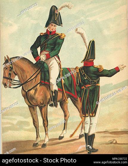Garde d'honneur de Bruxelles lors de la visite de l'Empereur Napoléon 1er, ern 1810. Vinkhuijzen, Hendrik Jacobus (Collector)