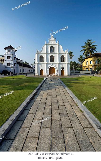 Roman Catholic Church of Our Lady of Hope, one of the oldest churches in Portuguese Vypeen, Kochi, Kerala, India