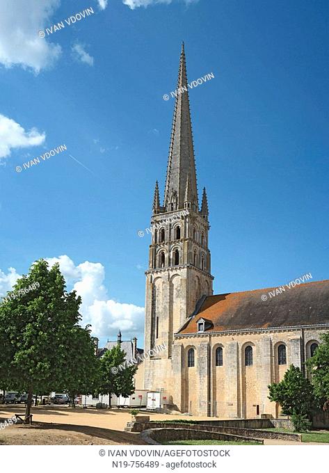 Abbey Church of Saint-Savin-sur-Gartempe, UNESCO World Heritage Site, Poitou, France