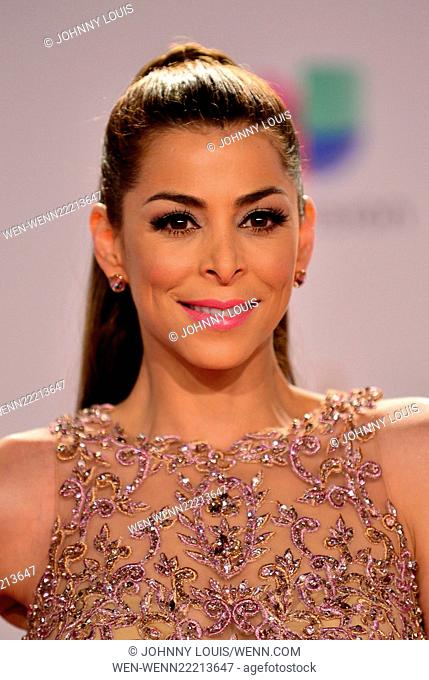2015 Premio Lo Nuestro Awards at the American Airlines Arena, honoring excellence in Latin music - Arrivals Featuring: Lourdes Stephen Where: Miami, Florida