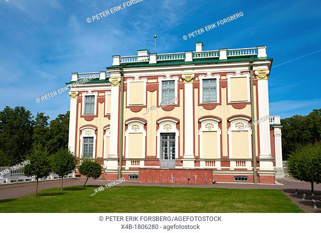 18th century Baroque style Kadriorg Palace exterior Kadrioru park the Kadriorg park Tallinn Estonia Europe