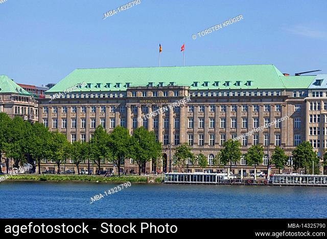 Ballin-Haus, Binnenalster, headquarters of the Hapag-Lloyd shipping line, Hamburg, Germany, Europe