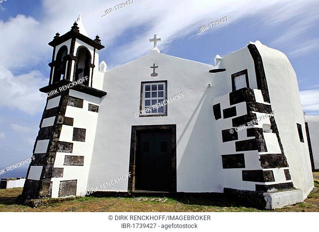 Ermida Chapel on Monte da Ajuda mountain on the island of Graciosa, Azores, Portugal