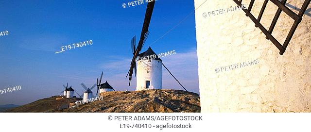 Windmill. Consuegra. Toledo province. La Mancha. Spain