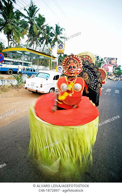 Parade near Kovalam Beach, Kerala, India