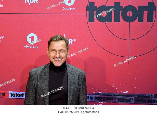 German actorRichy Mueller poses for the camera in Hamburg, Germany, 11 November 2016. The German TV channel Das Erste (First German Television) is celebrating...