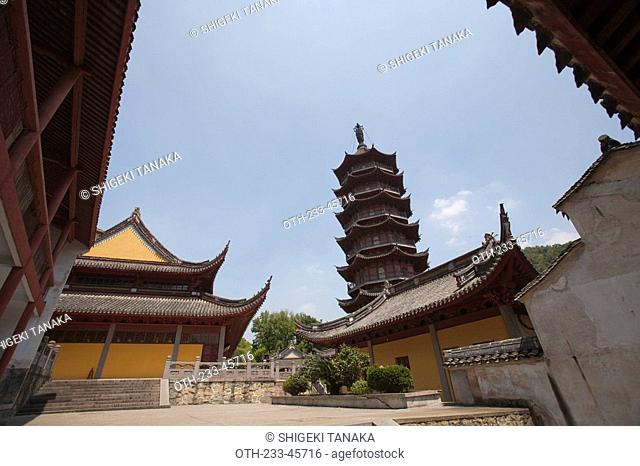 King Asoka temple, Ningbo, Zhejiang Province, China