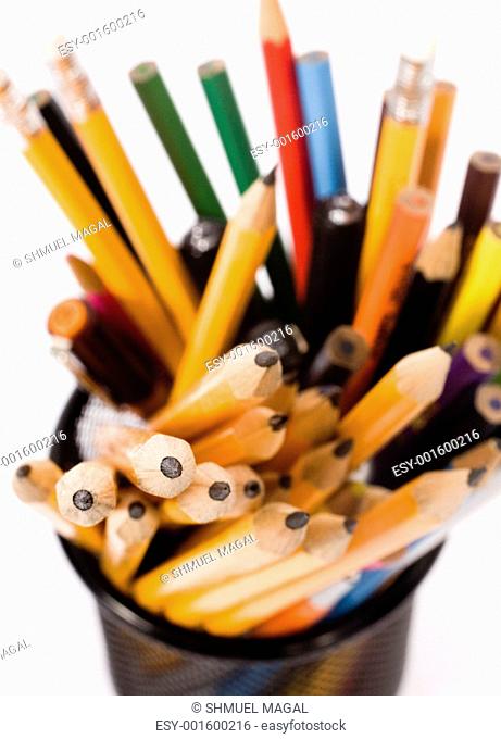 pencils in holder