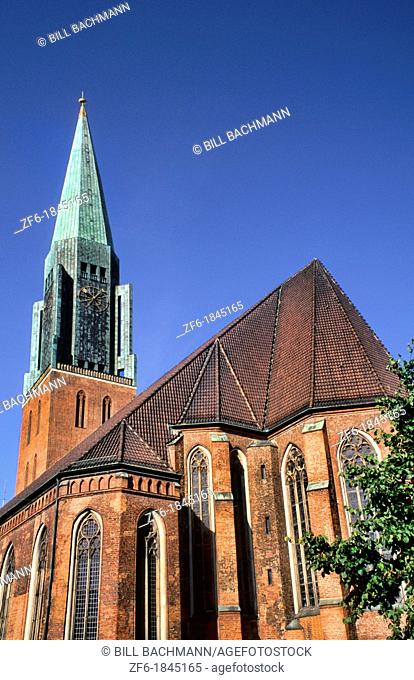 Life in Germany at the St Jacobi Church in Hamburg Germany