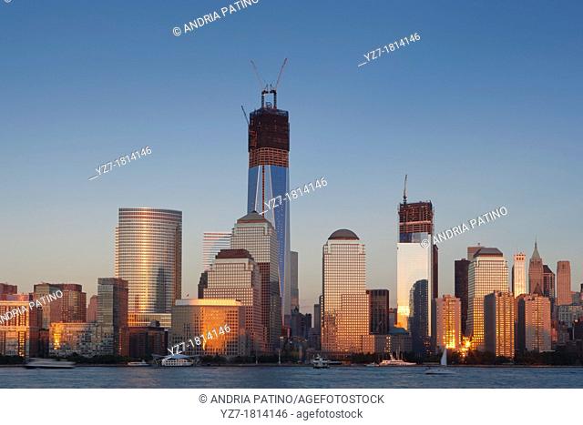 Construction at the World Trade Center, New York, New York, USA