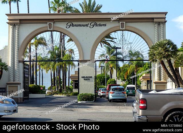 Paramount Studios Entrance in Los Angeles, California, USA