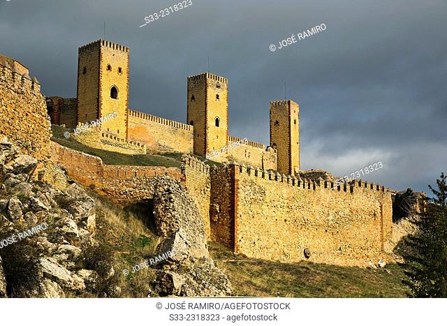 Castle ruins of Molina de Aragon. Guadalajara. Castilla la Mancha. Spain. Europe